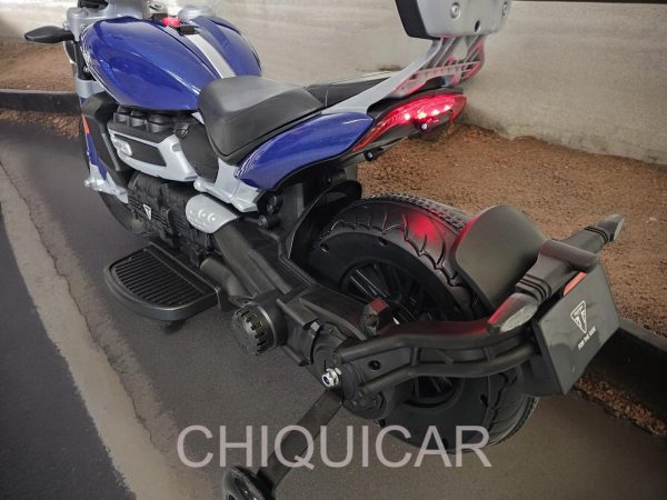 Moto eléctrica infantil Triumph Rocket 12 voltios - Imagen 7