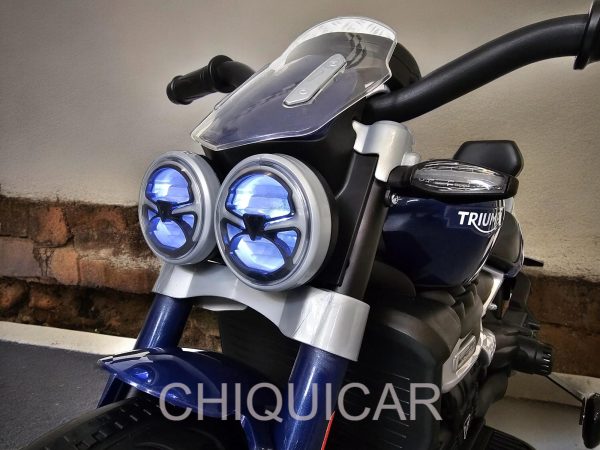 Moto eléctrica infantil Triumph Rocket 12 voltios - Imagen 5