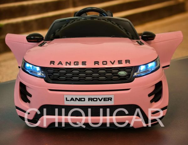 Coche infantil Range Rover Evoque 12 voltios y 4×4 rosa - Imagen 2