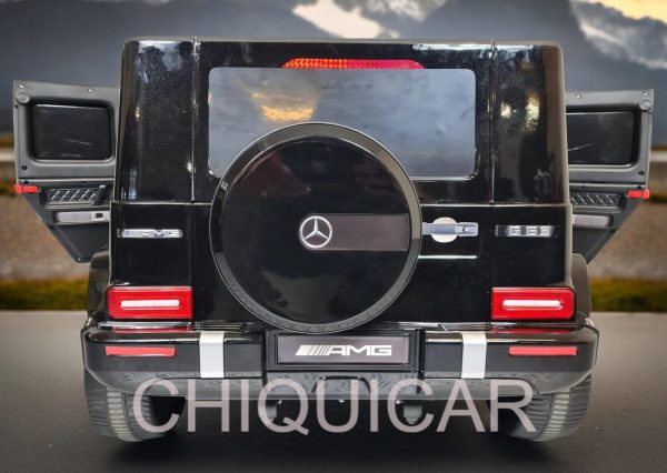 Mercedes G63 2 personas 24 voltios negro metalizado - Imagen 8