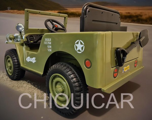 Jeep infantil Willy 12 voltios con mando a distancia para 1 persona - Imagen 9