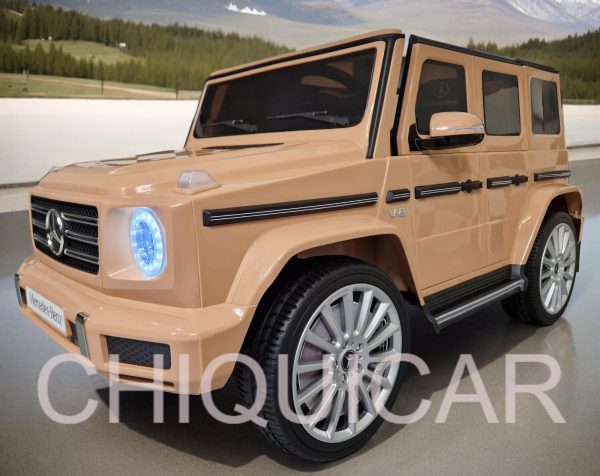 Mercedes G500 12 voltios color arena - Imagen 5