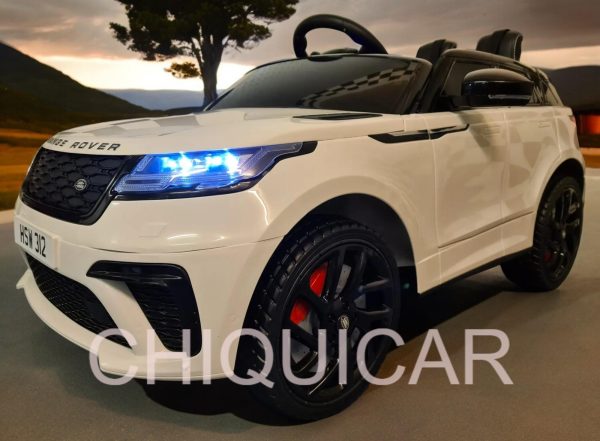 Coche para niños Range Rover Velar 12 Voltios 2.4G RC blanco