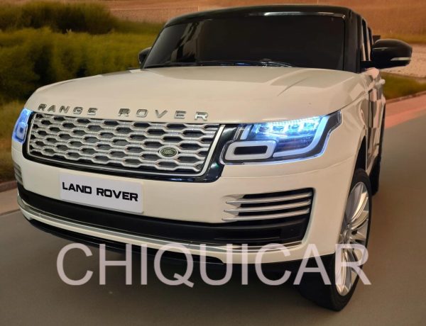 Coche infantil a batería Range Rover HSE Sport 2 personas 12V 4 motores blanco - Imagen 3