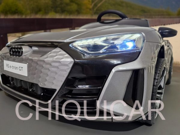 Audi E-Tron GT gris 12 voltios 4 motores - Imagen 2