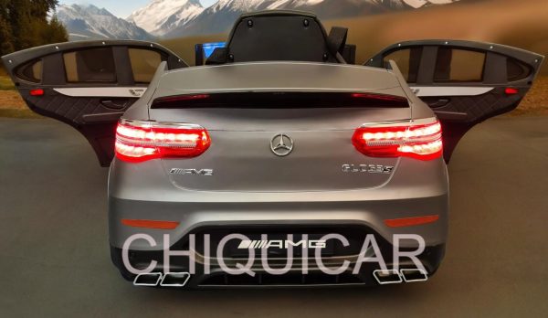 Coche eléctrico para niños Mercedes AMG GLC gris mate 4 motores - Imagen 3