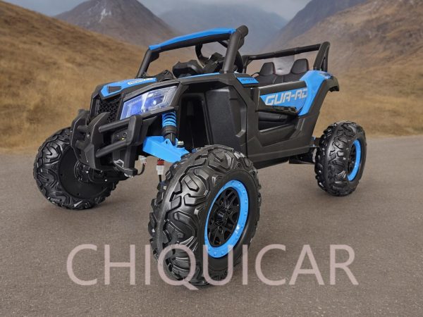 Buggy  infantil  12 voltios con mando a distancia azul 4 motores