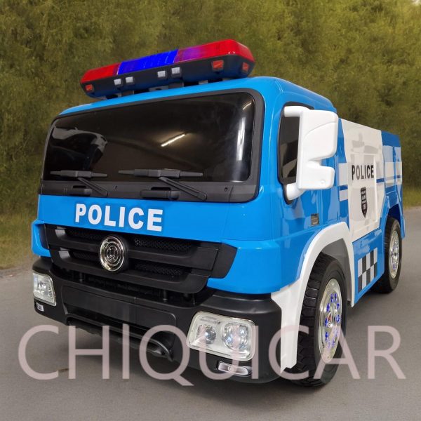 Camión de policía eléctrico con RC