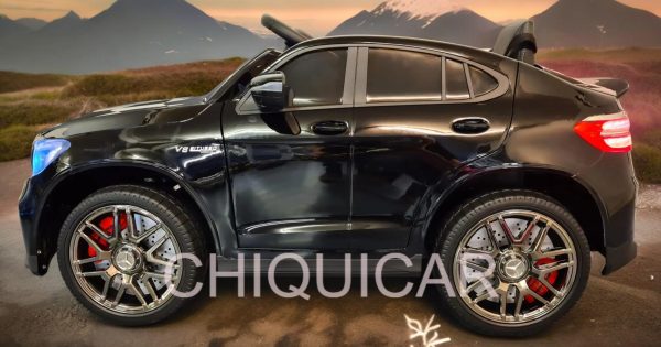 Coche infantil Mercedes GLC 12V negro metalizado 1 plaza 4 motores - Imagen 8