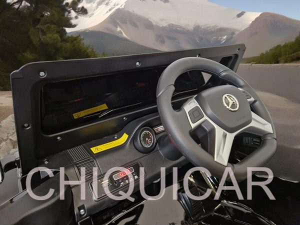 Coche eléctrico para niños Mercedes G63  6×6  AMG negro metalizado - Imagen 10