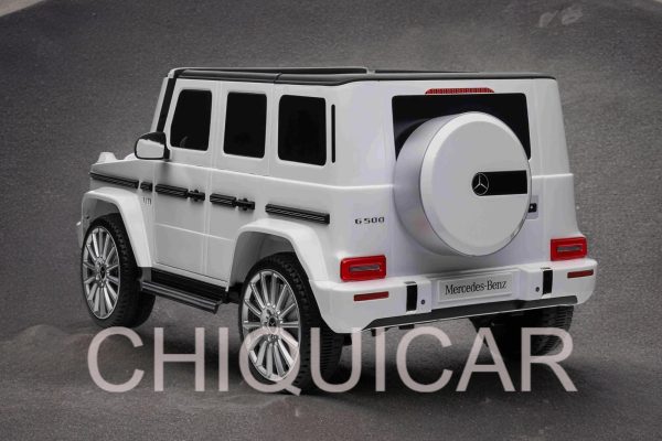 Mercedes G500 blanca 12 voltios - Imagen 5