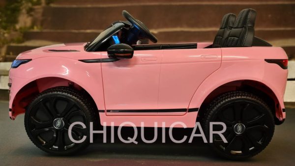 Coche infantil Range Rover Evoque 12 voltios y 4×4 rosa - Imagen 8