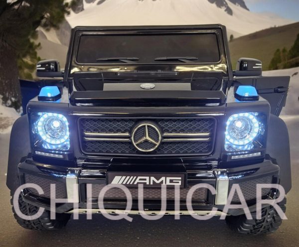 Coche eléctrico para niños Mercedes G63  6×6  AMG negro metalizado - Imagen 3