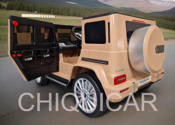 Mercedes G500 12 voltios color arena - Imagen 6