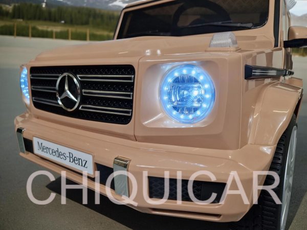 Mercedes G500 12 voltios color arena - Imagen 8