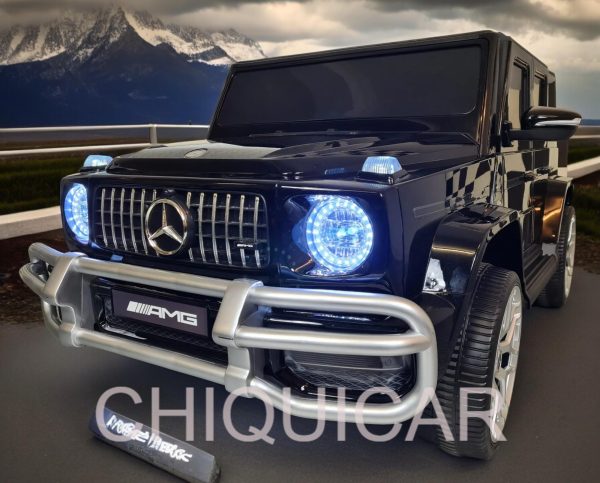 Mercedes G63 2 personas 24 voltios negro metalizado - Imagen 2