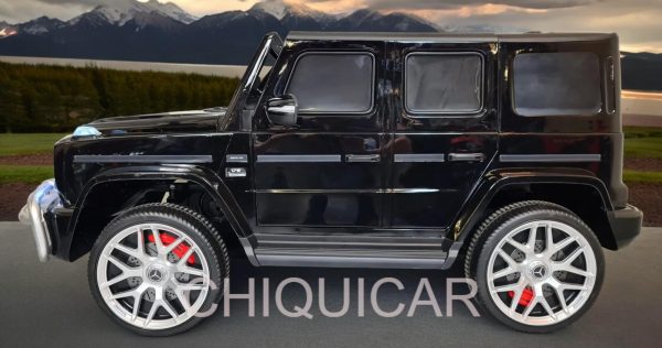 Mercedes G63 2 personas 24 voltios negro metalizado - Imagen 10