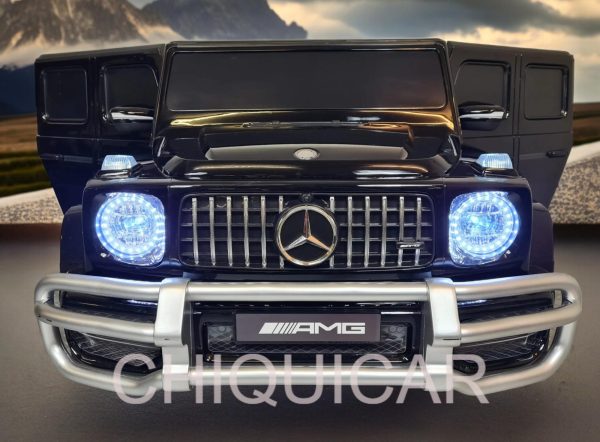 Mercedes G63 2 personas 24 voltios negro metalizado - Imagen 5