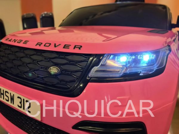 Coche infantil a batería Range Rover Velar 12Volt 2.4G RC Rosa - Imagen 7