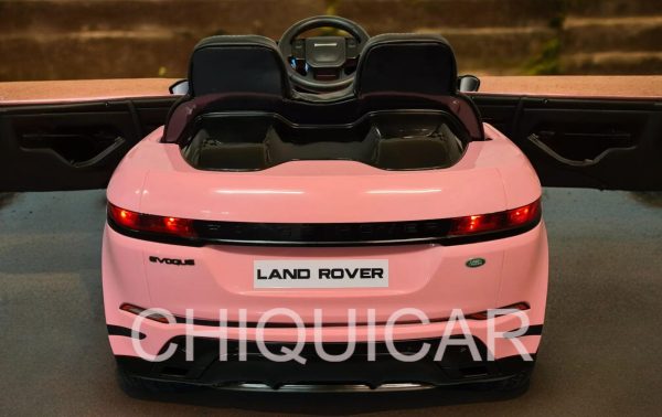 Coche infantil Range Rover Evoque 12 voltios y 4×4 rosa - Imagen 9