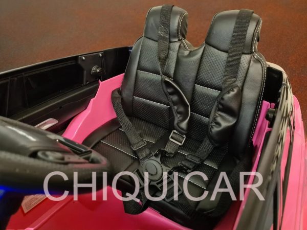 Coche infantil a batería Range Rover Velar 12Volt 2.4G RC Rosa - Imagen 11