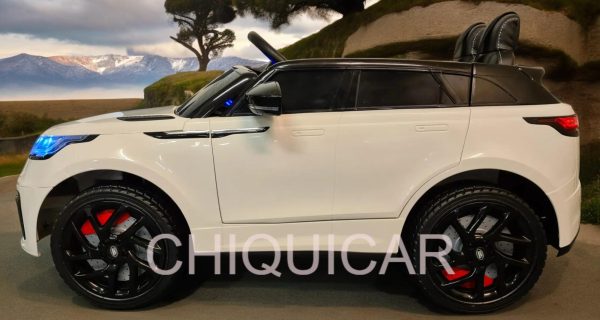 Coche para niños Range Rover Velar 12 Voltios 2.4G RC blanco - Imagen 10