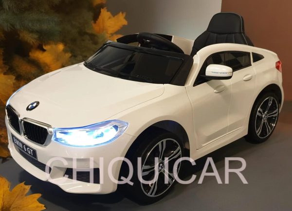 Coche a batería BMW GT 12 voltios 2.4G mando a distancia blanco - Imagen 3