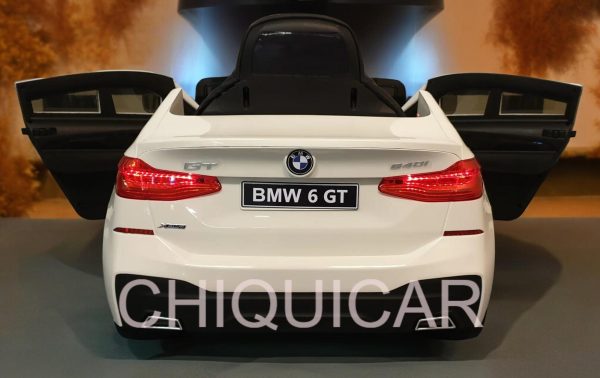 Coche a batería BMW GT 12 voltios 2.4G mando a distancia blanco - Imagen 5