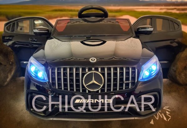 Coche infantil Mercedes GLC 12V negro metalizado 1 plaza 4 motores - Imagen 3