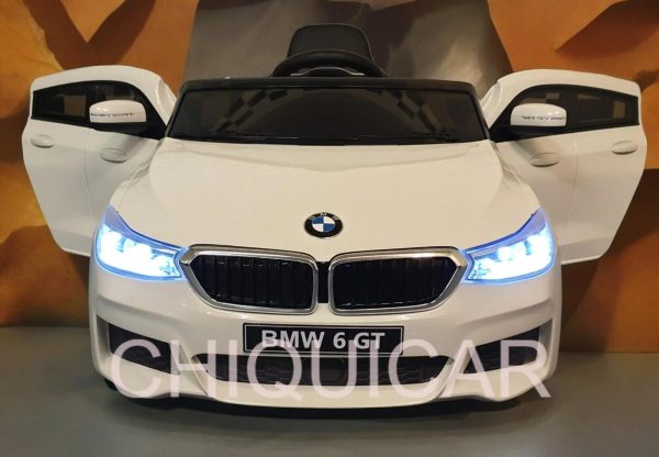 Coche a batería BMW GT 12 voltios 2.4G mando a distancia blanco - Imagen 6