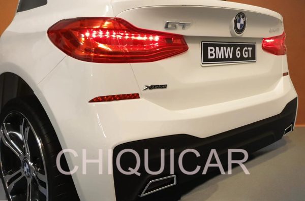 Coche a batería BMW GT 12 voltios 2.4G mando a distancia blanco - Imagen 8