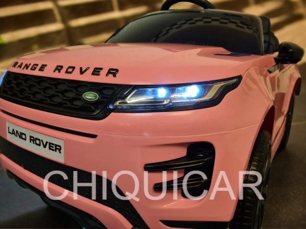 Coche infantil Range Rover Evoque 12 voltios y 4×4 rosa - Imagen 4