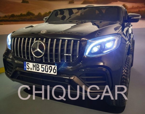 Coche eléctrico infantil Mercedes GLC63 2 personas negro metalizado - Imagen 2