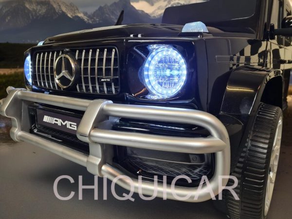 Mercedes G63 2 personas 24 voltios negro metalizado - Imagen 4