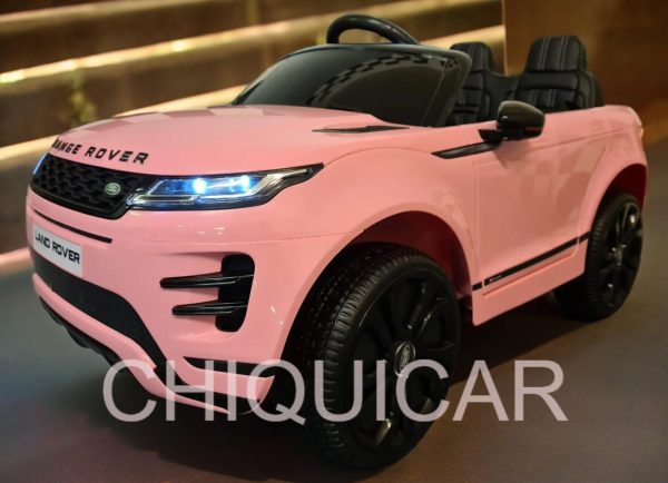 Coche infantil Range Rover Evoque 12 voltios y 4×4 rosa