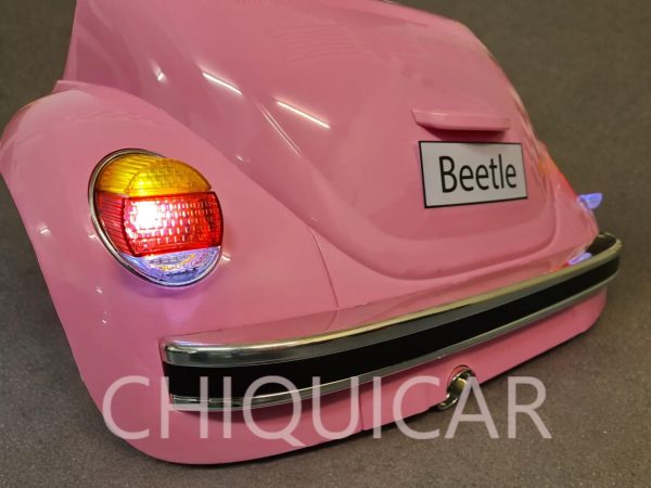 Coche para niños Volkswagen Beetle 12 voltios rosa - Imagen 8