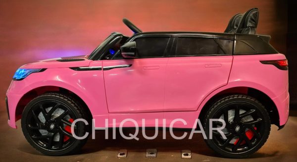 Coche infantil a batería Range Rover Velar 12Volt 2.4G RC Rosa - Imagen 6