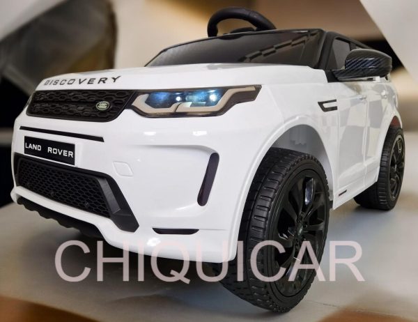 Coche para niños Land Rover Discovery Sport blanco