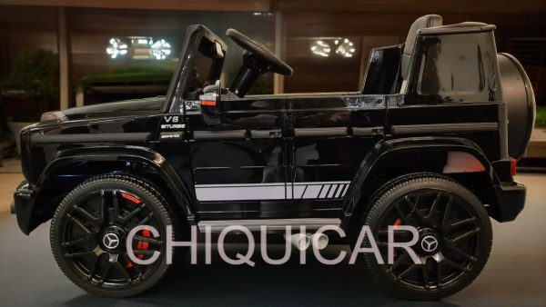 Coche infantil Mercedes G63 12V negro con arranque suave para 1 persona - Imagen 6