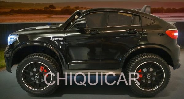 Coche eléctrico infantil Mercedes GLC63 2 personas negro metalizado - Imagen 7