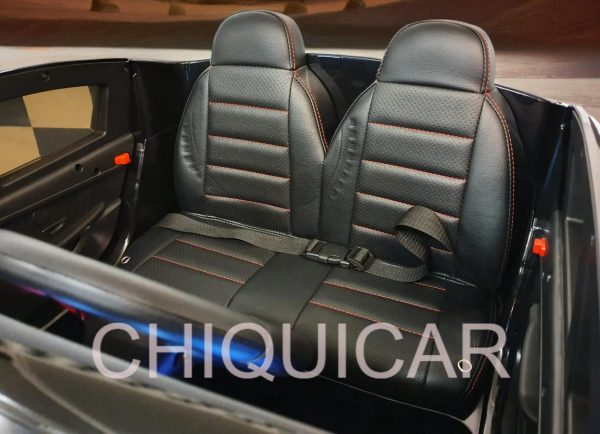 Coche eléctrico infantil Mercedes GLC63 2 personas negro metalizado - Imagen 8