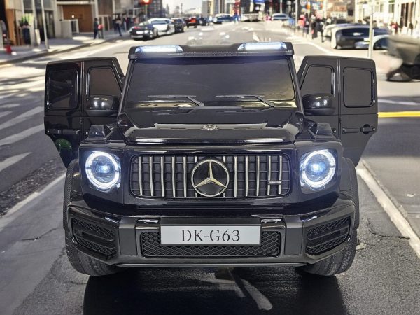 Coche para niños Mercedes G63 AMG 4×4 24 voltios 2 personas negro metalizado - Imagen 8