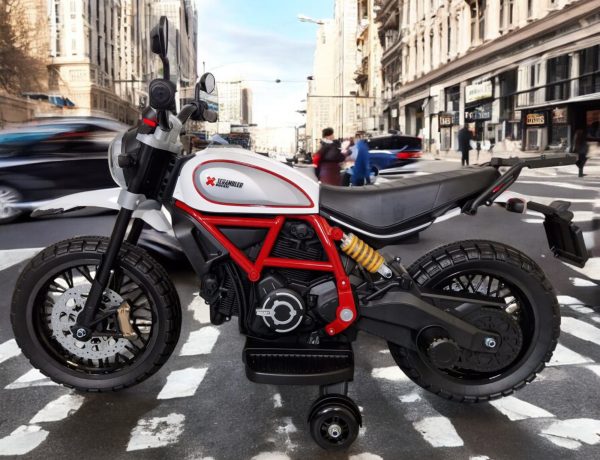 Moto infantil Ducati Scrambler 12 voltios - Imagen 4